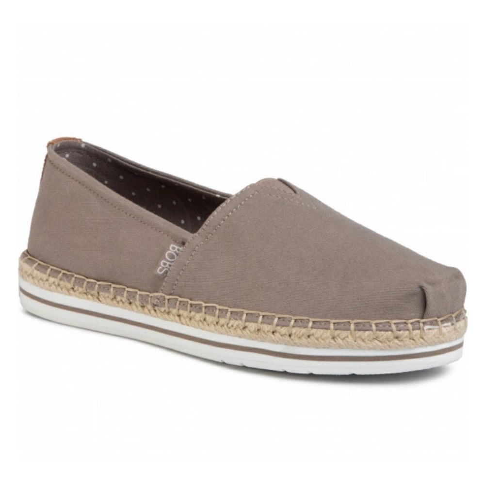 Women's Skechers BOBS BreezeTaupe Slip-On Shoes Size 9.5 New With Box